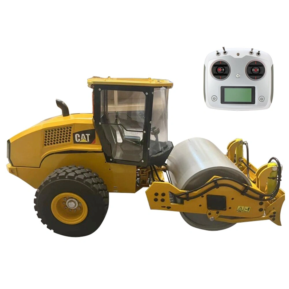 Heavy-Duty 1/12 RC Hydraulic CAT Roller Metal Model Kit